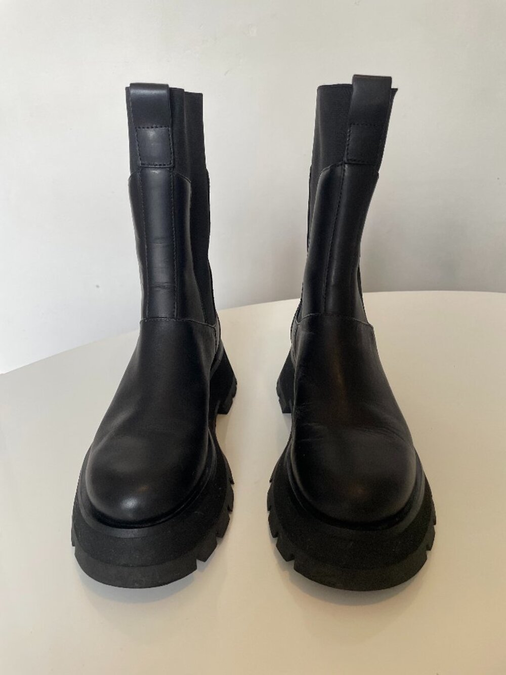 LIKE NEW - 3.1 Phillip Lim Kate Lug Sole Combat Boots - Size 38